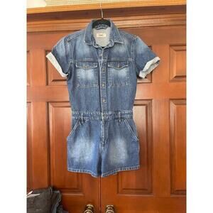 REIKO DENIM ROMPER SIZE XS